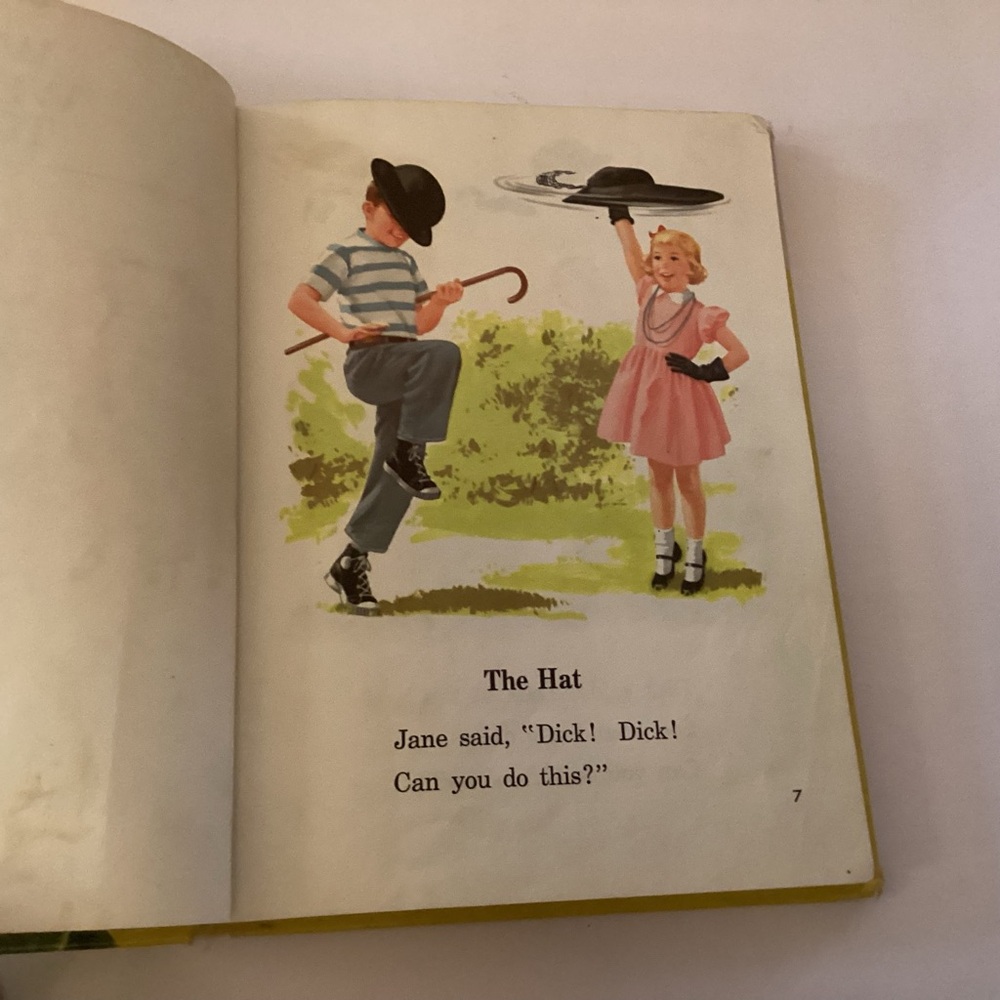 Vintage 1962 Dick and Jane the new basic reader Fun with our friends - Picture 7 of 14